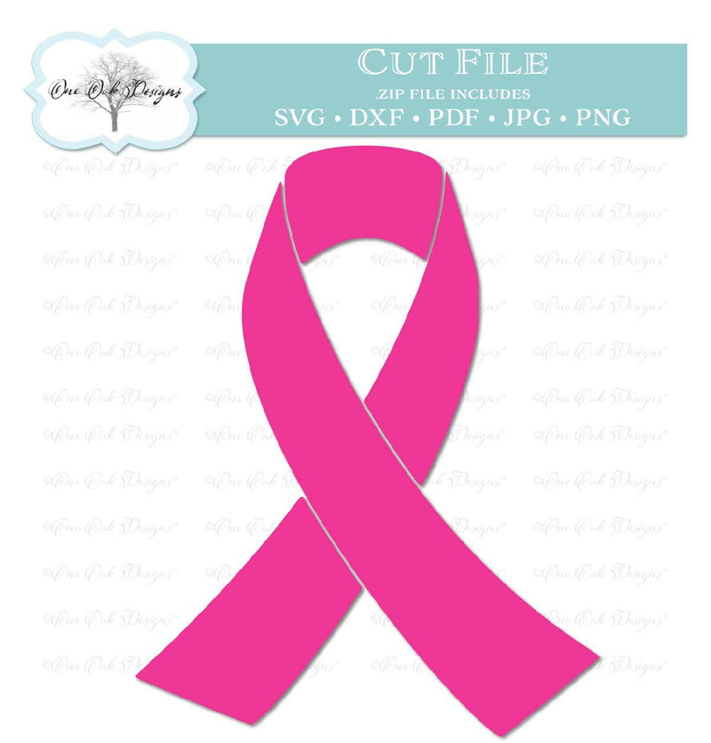 Awareness Ribbon SVG One Oak Designs 