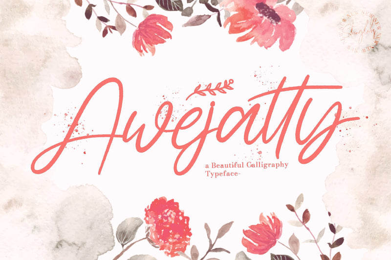 Awejatty - Handwritten Font Font StringLabs 