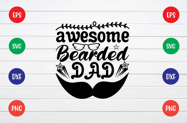 awesome bearded dad svg SVG sk.swapon Roy 