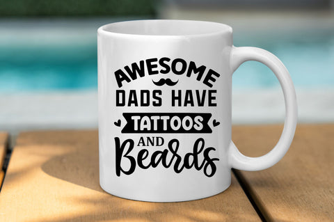 Awesome dads have tattoos SVG SVG Regulrcrative 