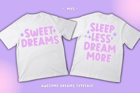 Awesome Dreams - Cute Display Font Font Masyafi Studio 