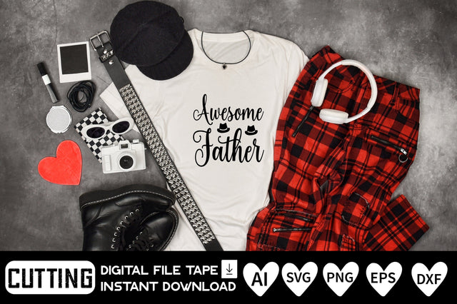 Awesome Father SVG CraftlabSvg29 