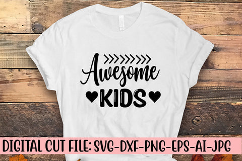 Awesome Kids SVG Cut File SVG Syaman 