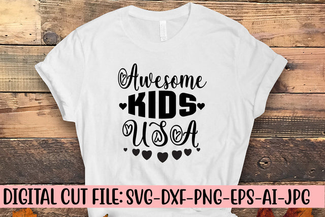 Awesome Kids Usa Svg SVG Syaman 