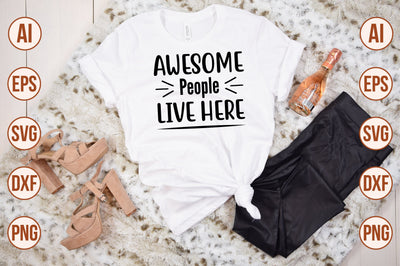 Awesome People Live Here svg SVG orpitasn 