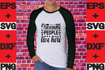 Awesome people live here SVG svgteam 