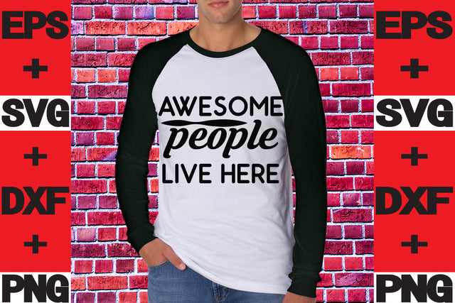 Awesome people live here SVG svgteam 