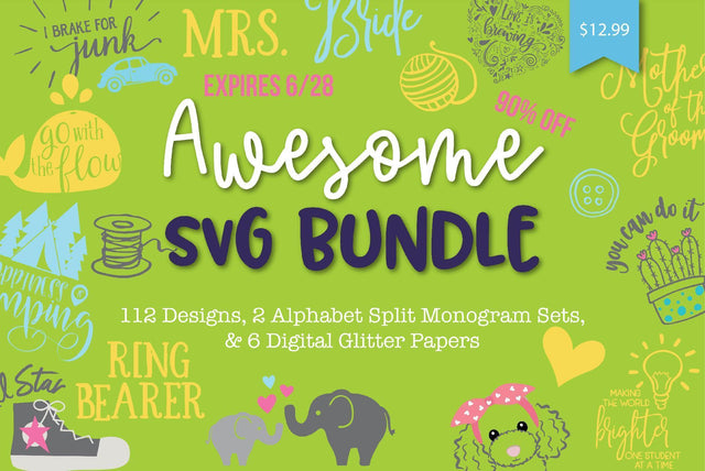 Awesome SVG Bundle: Back for 48 Hrs Bundle So Fontsy Design Shop 