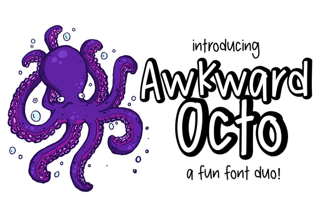Awkward Octo Font Kitaleigh 