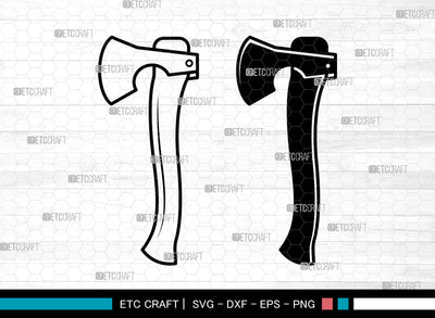 Axe SVG, Tactical Axe Svg, Broad Axe Svg, Doudle Bit Axe Svg, Tribal Axes Svg, Lumberjack Axe Svg, Wooden Axe Svg Bundle SVG ETC Craft 