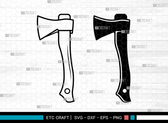 Axe SVG, Tactical Axe Svg, Broad Axe Svg, Doudle Bit Axe Svg, Tribal Axes Svg, Lumberjack Axe Svg, Wooden Axe Svg Bundle SVG ETC Craft 