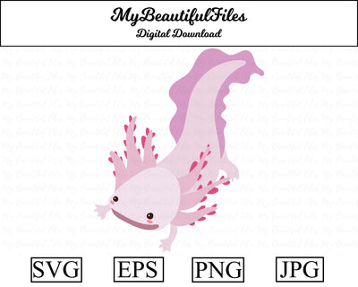 Axolotl - Animal SVG MyBeautifulFiles 