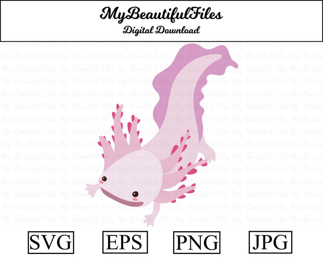 Axolotl - Animal SVG MyBeautifulFiles 