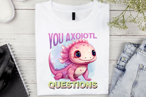 Axolotl Sublimation Bundle Sublimation Regulrcrative 
