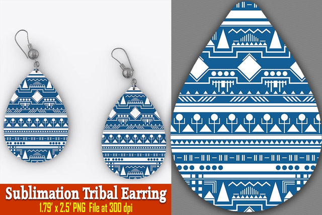 Ayana Tribal Earring Sublimation Ethnic Touch 
