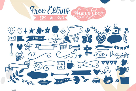 Ayanalove - Romantic Script Font ahweproject 