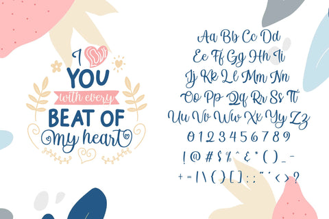 Ayanalove - Romantic Script Font ahweproject 
