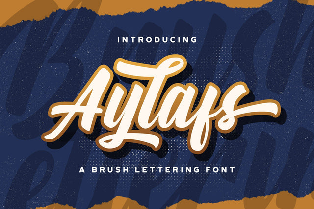 Aylafs - Bold Script Font Font StringLabs 