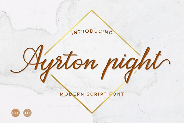 Ayrton Pight Font Attract Studio 