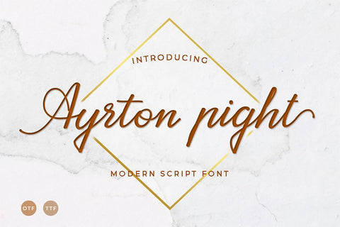 Ayrton Pight Font Attract Studio 