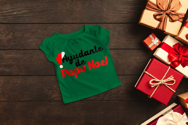 Ayudante de Papa Noel Santa's Helper SVG Designed by Geeks 