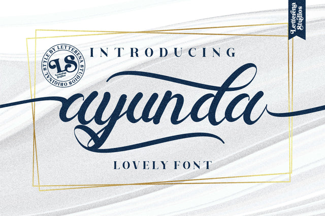 ayunda Font Letterena Studios 