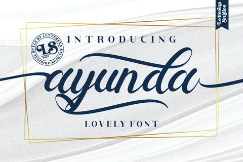 ayunda Font Letterena Studios 