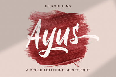 Ayus - Handbrush Script Font Font StringLabs 