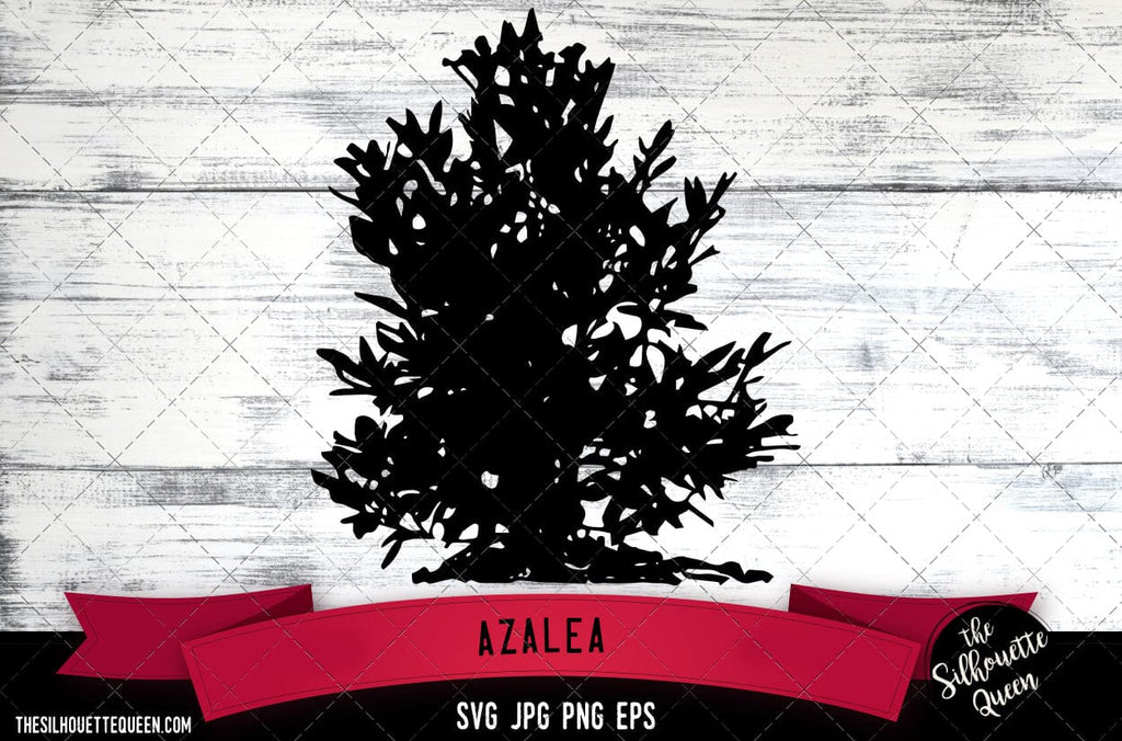 Azalea SVG -Vector Art Commercial & Personal Use- Cricut,Silhouette,Ca ...