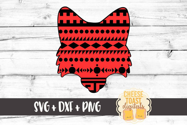 Aztec Fox SVG Cheese Toast Digitals 