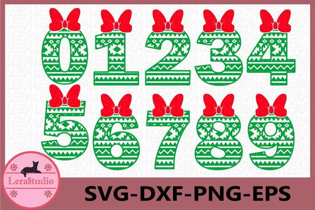 Aztec Numbers SVG SVG Lerastudio 