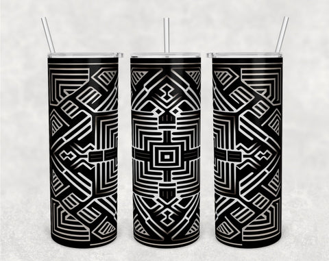 Aztec Pattern Tumbler Wraps Bundle, 20 Oz Skinny Tumbler Aztec Sublimation Designs, Aztec Pattern Tumbler Sublimation PNG, 10 Designs Sublimation HappyDesignStudio 