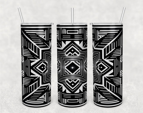 Aztec Pattern Tumbler Wraps Bundle, 20 Oz Skinny Tumbler Aztec Sublimation Designs, Aztec Pattern Tumbler Sublimation PNG, 10 Designs Sublimation HappyDesignStudio 