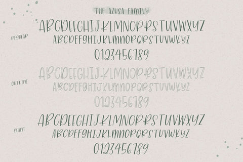 Azusa Sans Font Trio Font Beck McCormick 