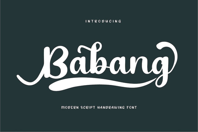 Babang Font twinletter 
