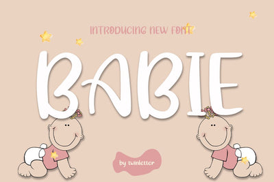 Babie Font twinletter 