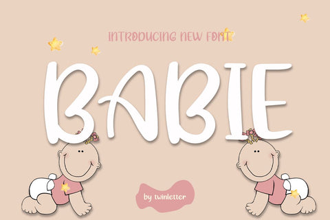 Babie Font twinletter 
