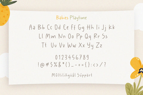 Babies Playtime- Quirky Handwritten font Font Timur type 