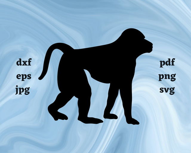 Baboon SVG Cut File SVG Northern Light SVG 