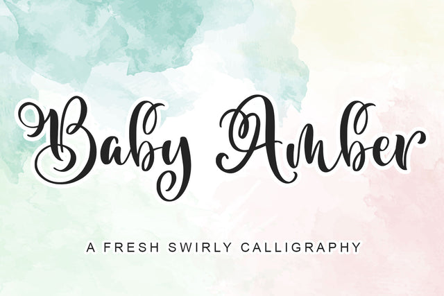 Baby Amber Font Abo Daniel Studio 