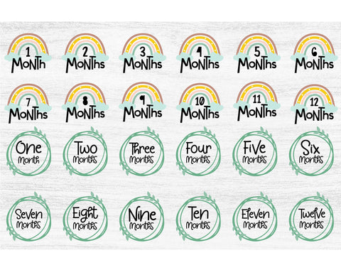 Baby and Pregnancy SVG bundle,baby milestone,mom mum versions SVG Redearth and gumtrees 