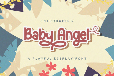 Baby Angel - Playful Display Font Font StringLabs 
