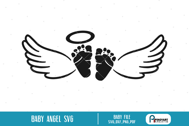 Baby Angel svg SVG Pinoyart Kreatib 