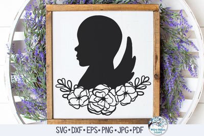 Baby Angel SVG SVG Wispy Willow Designs 