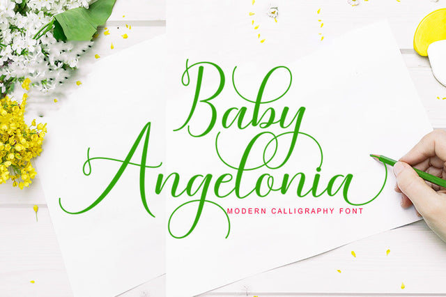 Baby Angelonia Font gatype 