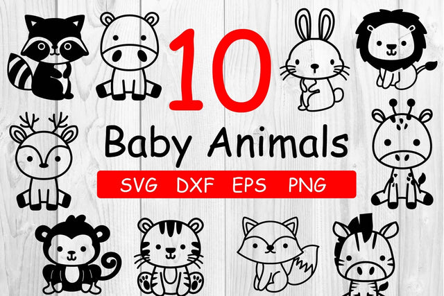 baby animals svg, dxf, eps, png SVG dadan_pm 