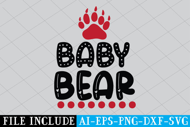 Baby Bear SVG SVG Creativeart88 