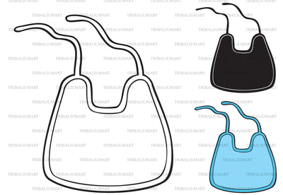 Baby bib SVG TribaliumArtSF 