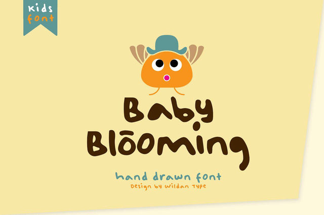 Baby Blooming Font Wildan Type 