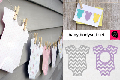 Baby Bodysuit Set SVG Risa Rocks It 